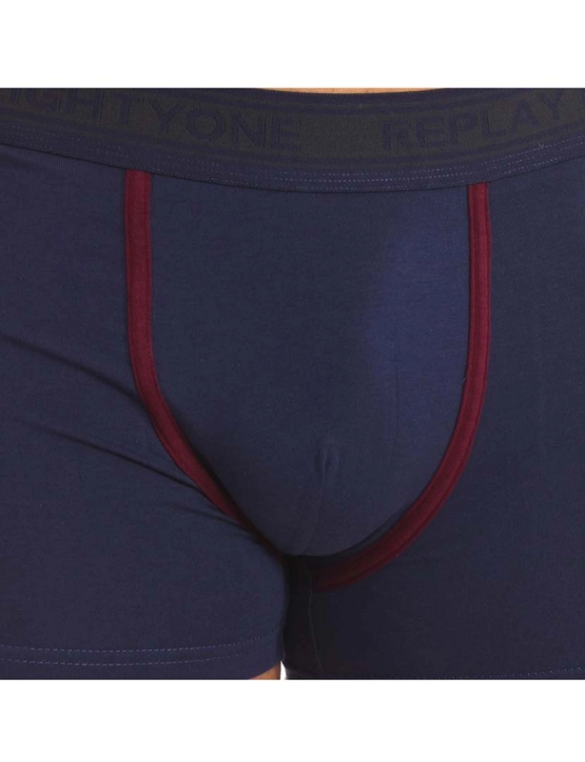 Replay Underwear - Boxers Homem Azul Navy Bordeaux