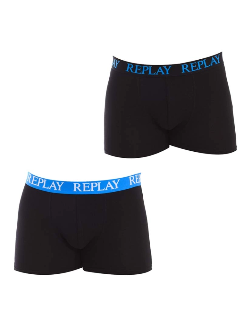 Replay Underwear - Boxers Homem Preto Azul