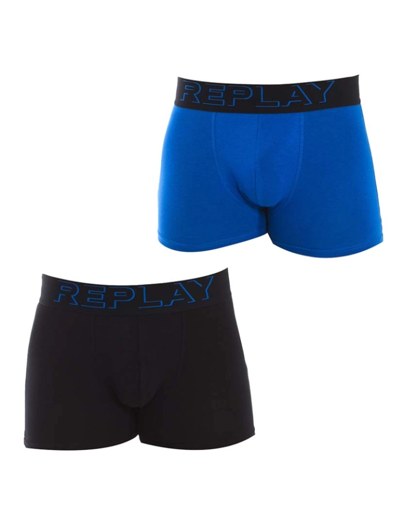 Replay Underwear - Boxers Homem Preto Azul