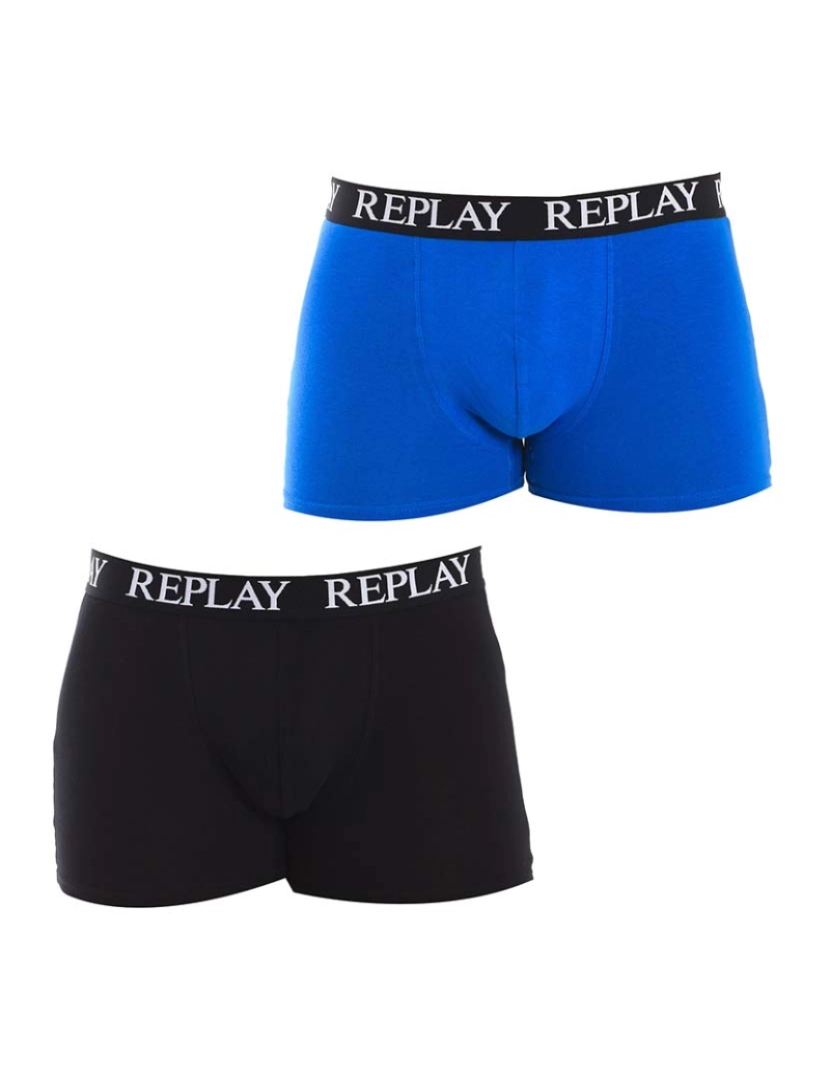 Replay Underwear - Boxers Homem Preto Azul