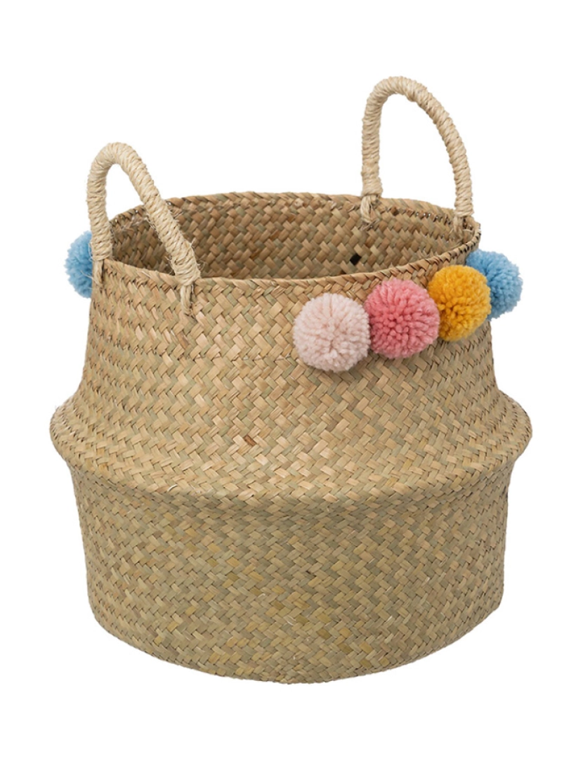 Atmosphera - Cesta infantil bulda com pompons