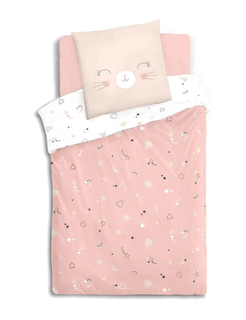 Atmosphera - Conjunto de cama infantil gatos - 140 x 200 x 0,3cm