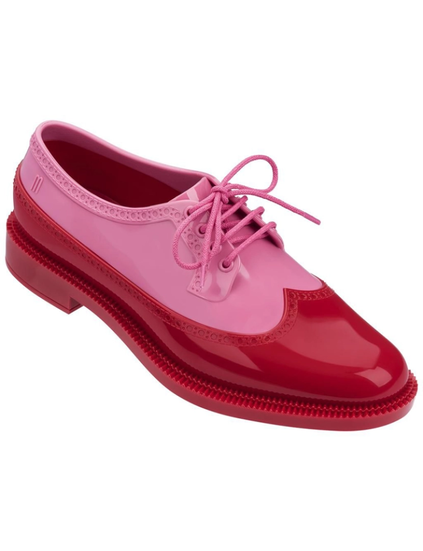 Melissa - Sapatos Classic Brogue 51338-rosa e vermelho