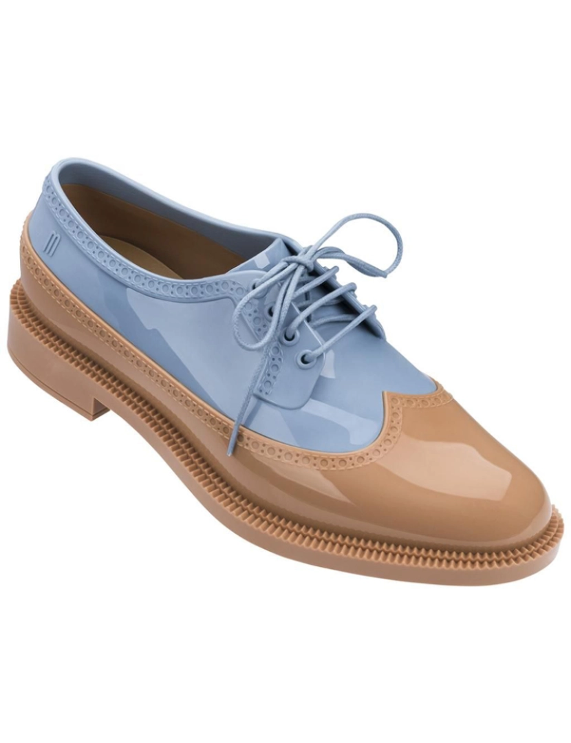 Melissa - Sapatos Classic Brogue 51775-azul e bege