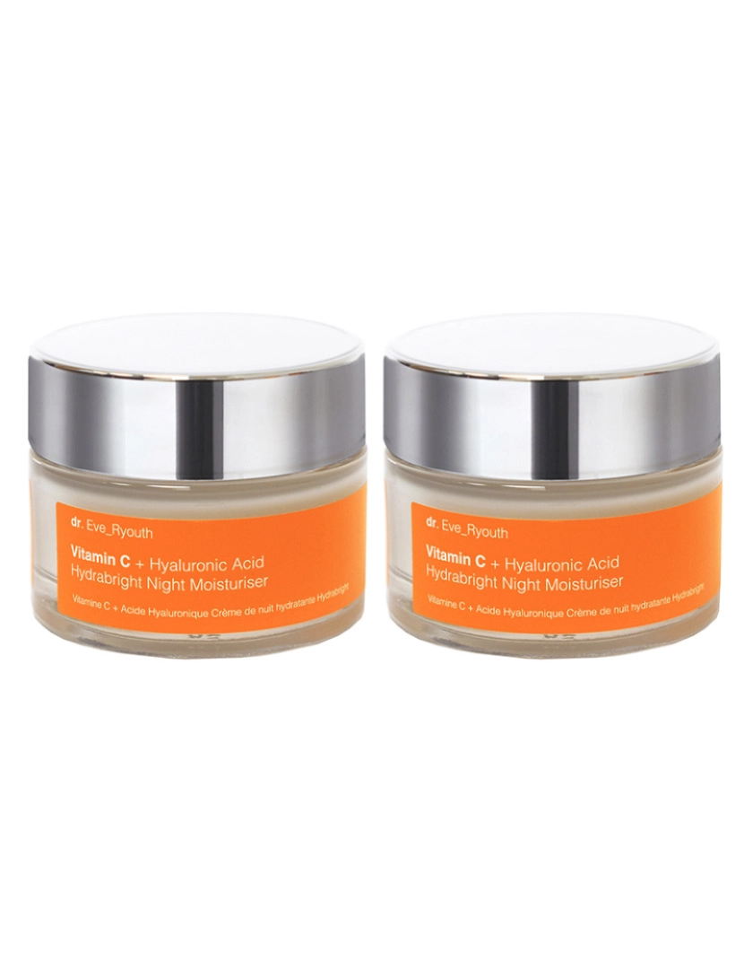 Dr. Eve Ryouth - 2X Vitamina C + Ácido Hialurónico Hidratante Noturno Hydrabright 50Ml