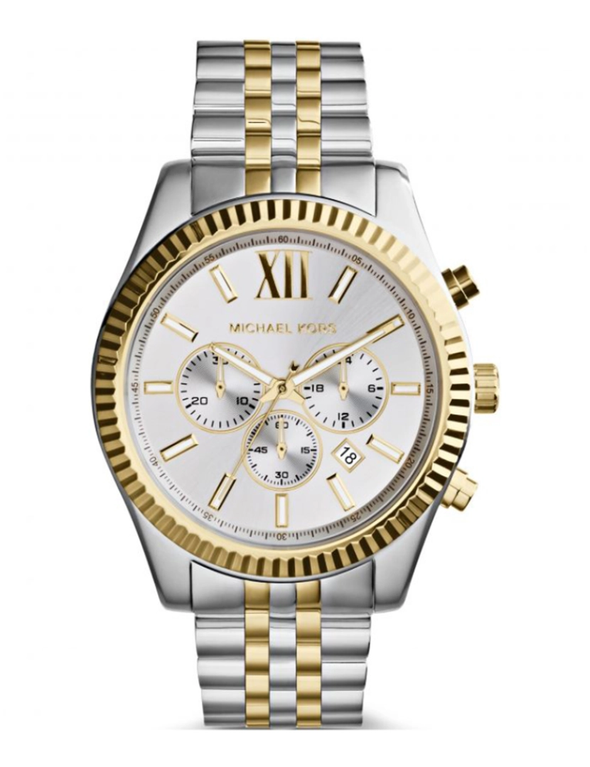 Michael Kors - Relógio Michael Kors Prateado e Dourado 