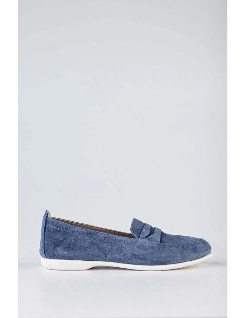 Musk - Mocassins camurça Senhora Azul