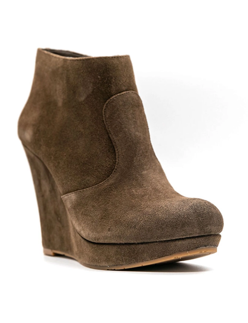 Jessica Simpson - Botins Cunha Castanha