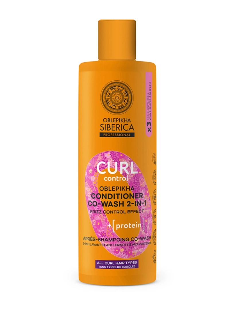 Natura Siberica - Condicionador Co-Wash 2 Em 1 Com Proteínas ?Curl Control?