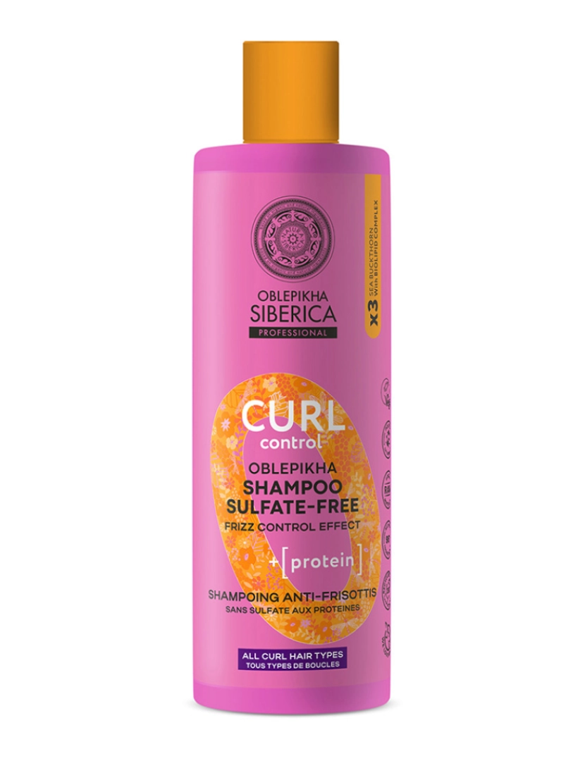 Natura Siberica - Shampoo Sem Sulfato Com Proteínas ?Curl Control?