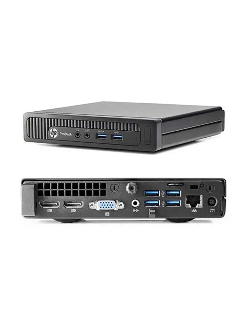 HP - Desktop HP 600 G2 Mini Core I3-6100T 6-Gen - 3 Saidas 8Gb 128Gb Ssd M.2 Nvme Win 11 Pro