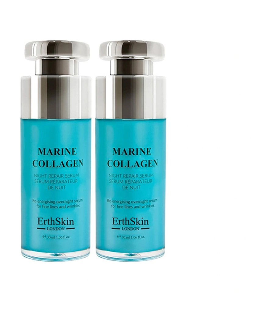 Erth Skin London - 2X Soro Reparador Noturno De Colágeno Marinho 30Ml