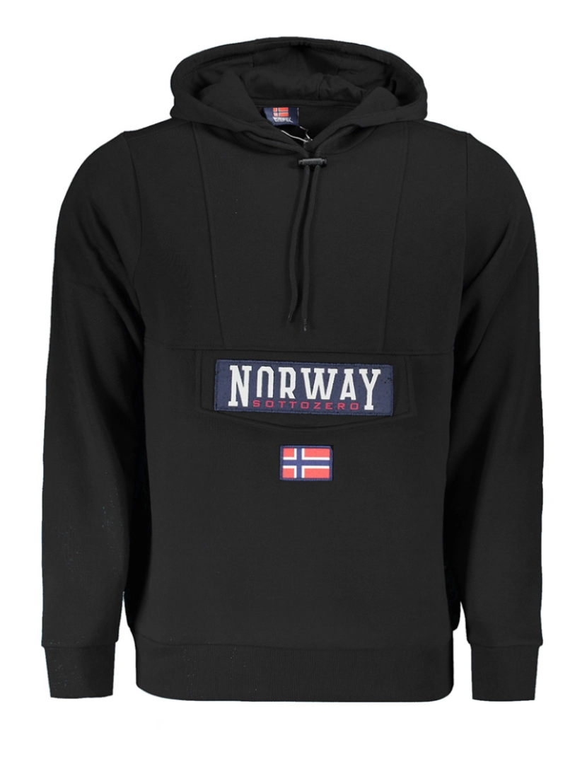 Norway 1963 - Camisola sem Zip Para Homem Preto