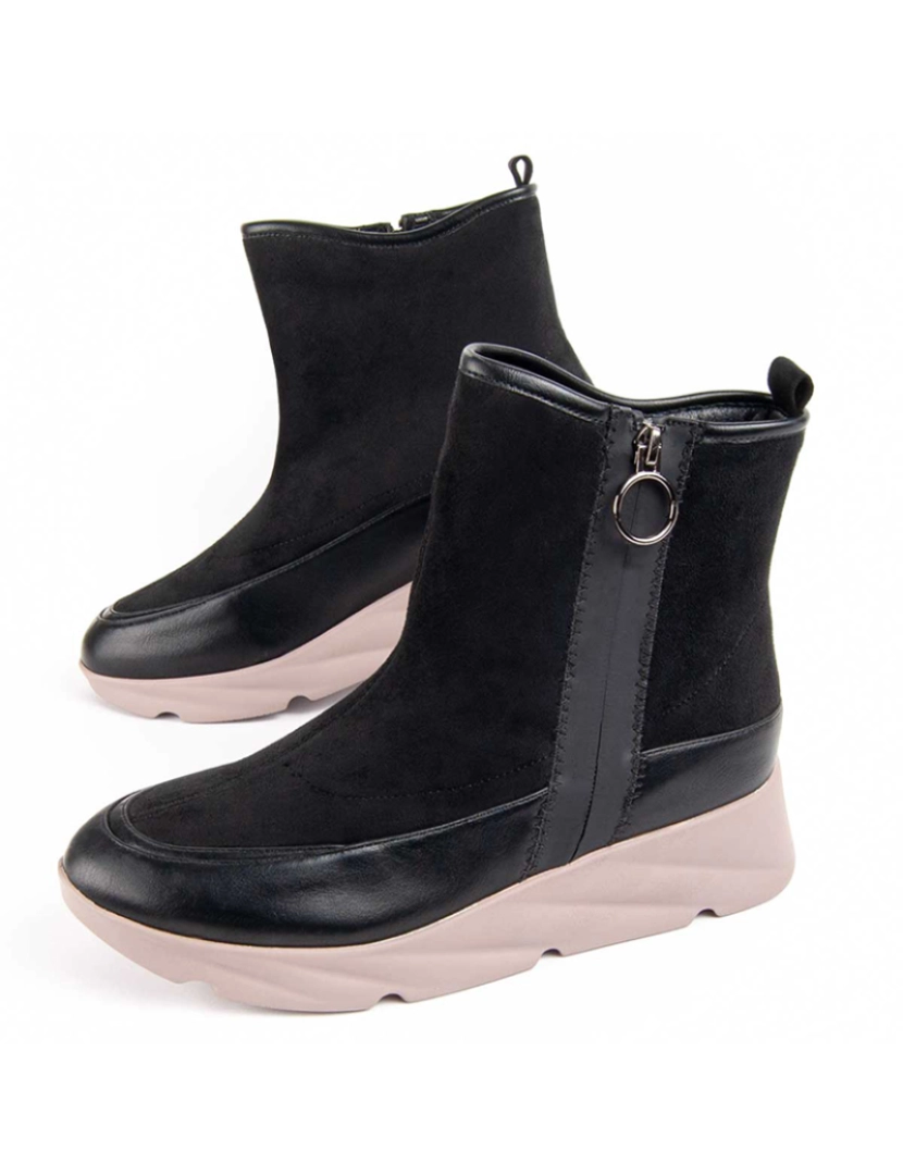 Montevita - Botins com Salto Senhora Preto