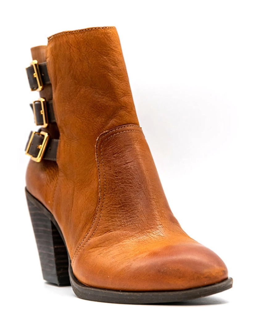 Jessica Simpson - Botins Castanho 3 Fivelas