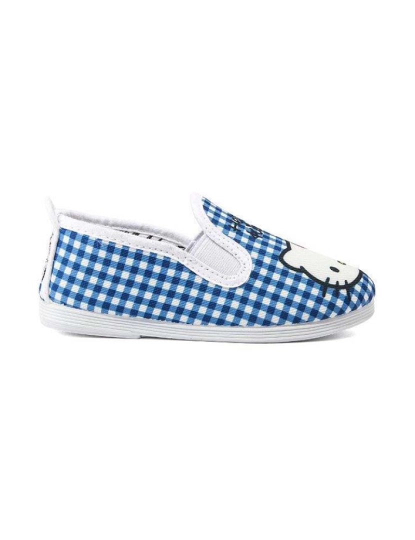 ShoeColours - Slip-on Criança Print Cat Azul