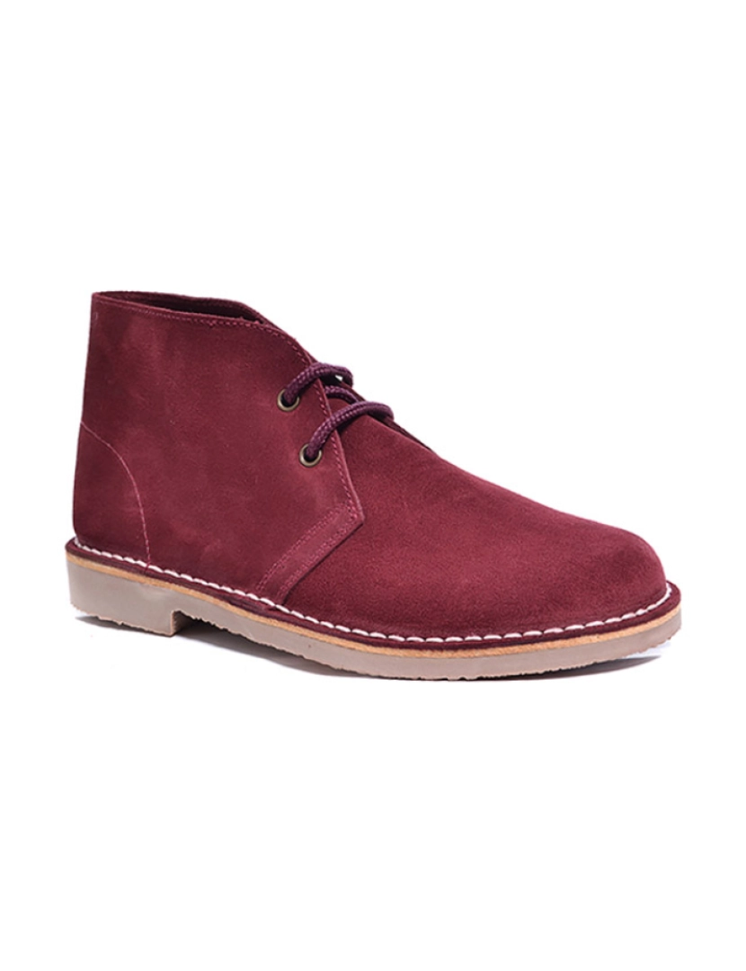 ShoeColours - Botas Safari Kids Atacadores Bordeaux