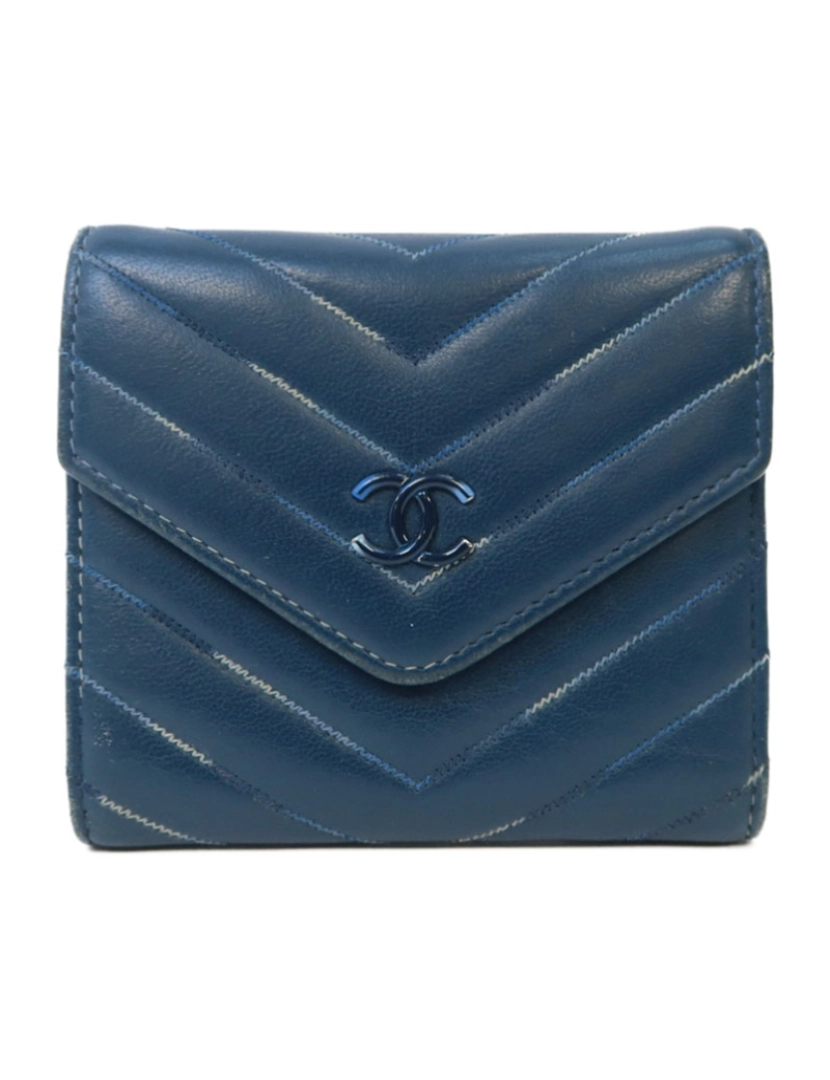 Chanel - Carteira Tri-Fold Pele