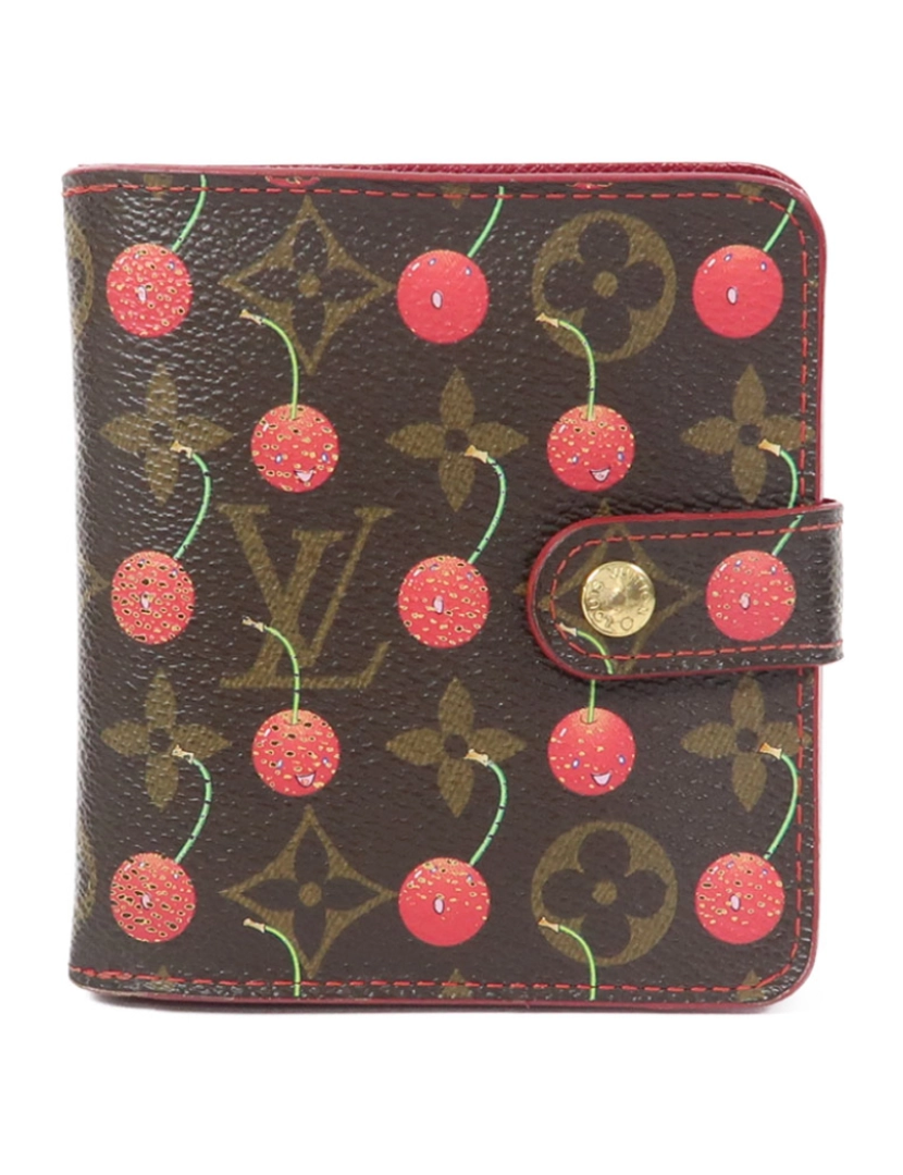 Louis Vuitton - Carteira Cherry Compact Zip Round