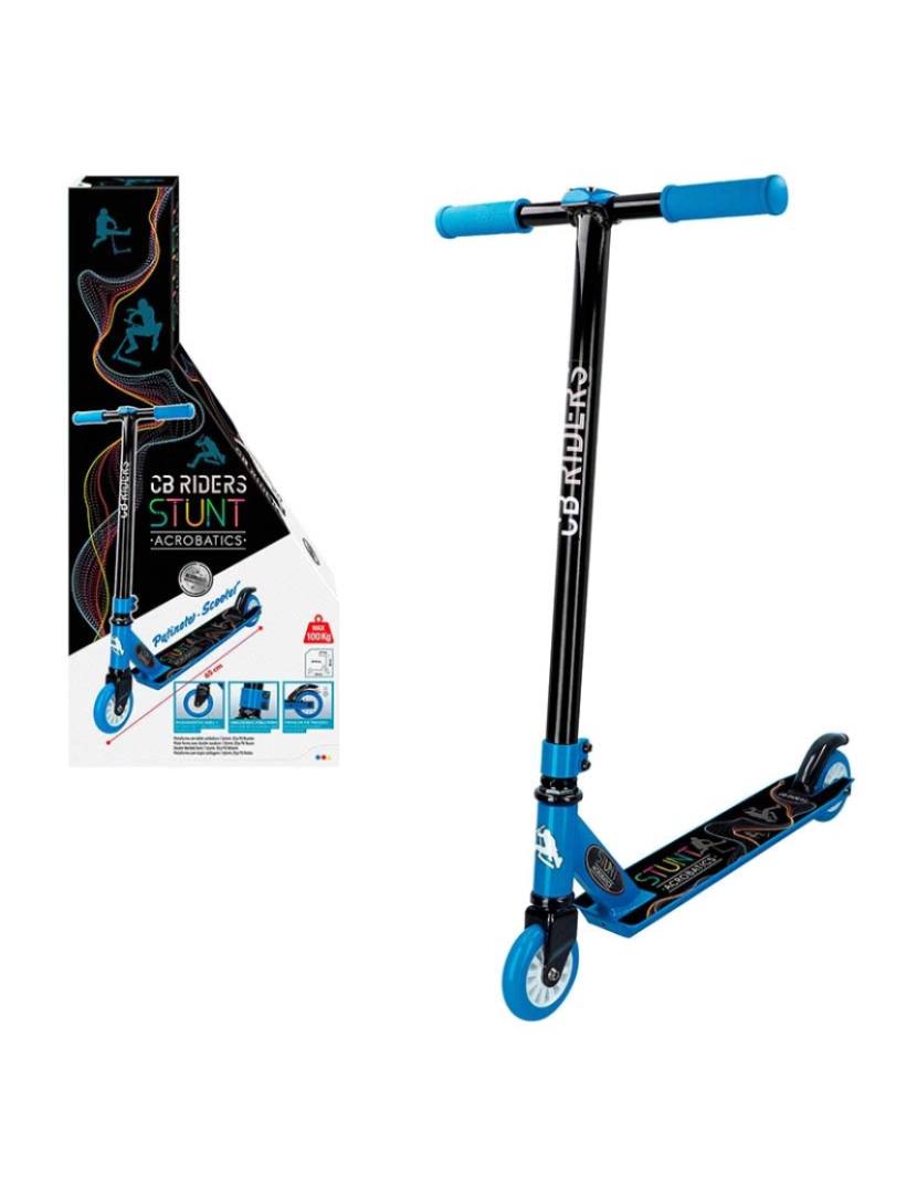 Colorbaby - Trotinete Stunt Rider Acrobático Pro Rod