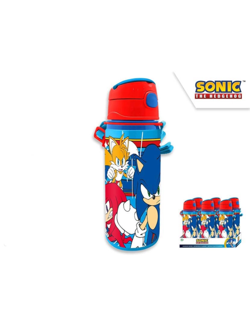 Sonic - Garrafa Alumínio Com Pega 600Ml Sonic 6X TU