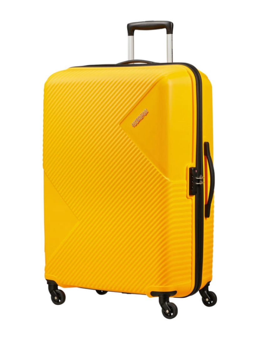 American Tourister - Mala de Viagem Grande 4 rodas 79cm 69G At Zakk Amarelo