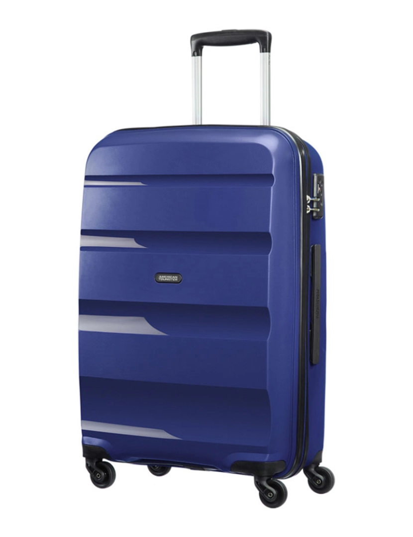 American Tourister - Mala de viagem média 4 rodas Roxo 