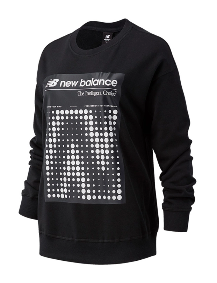 New Balance - Sweatshirt  New Balance Senhora  Preto