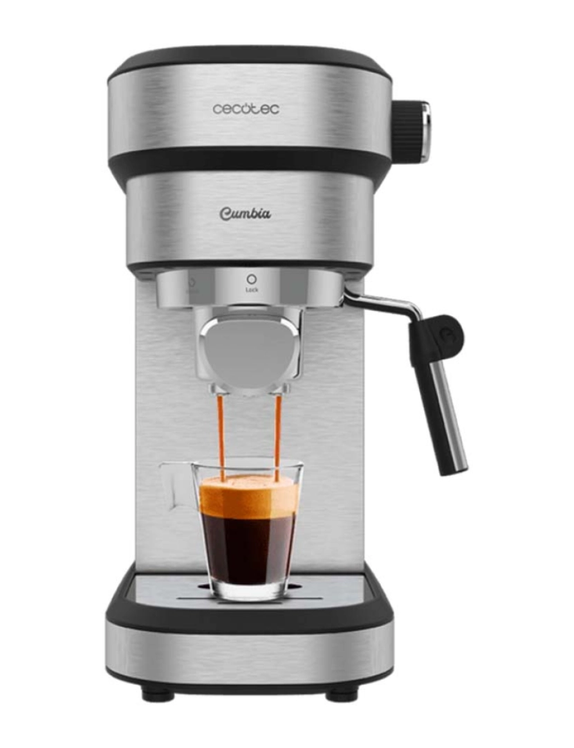 Cecotec - Máquina Café Espresso 790 Steel Duo