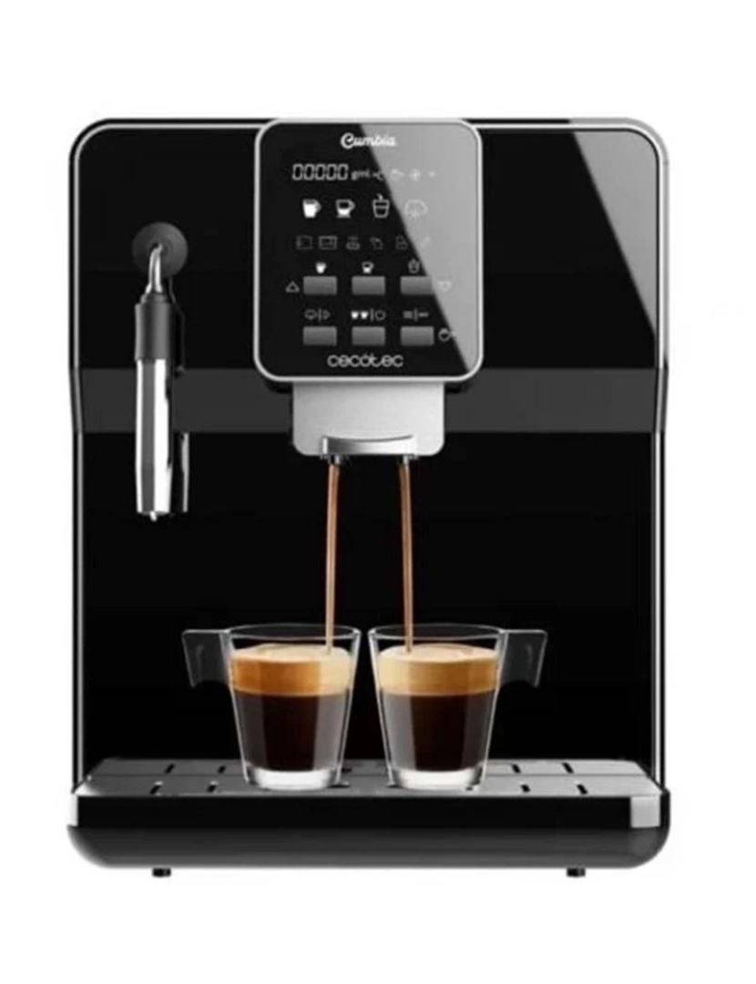 Cecotec - Máquina Café Mega Automática Power Matic-Ccino 6000 Serie Nera S