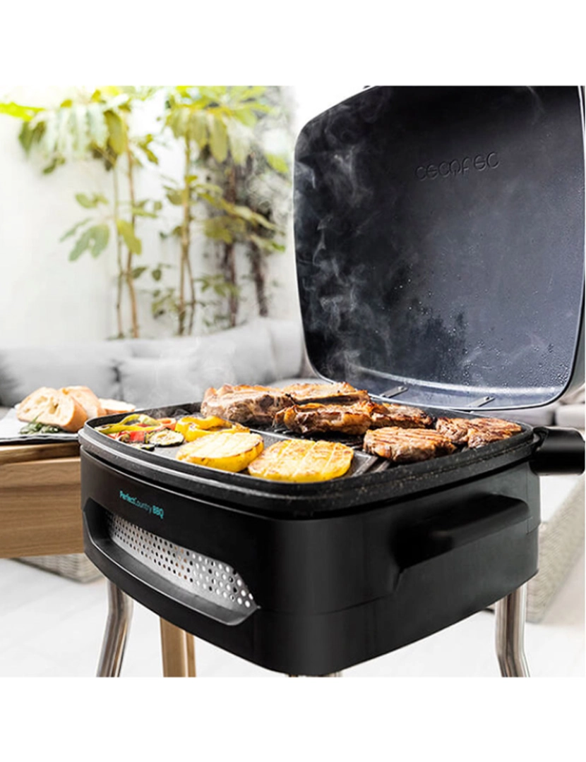 Cecotec - Barbecue Elétrico Cecotec PerfectCountry BBQ 2000W