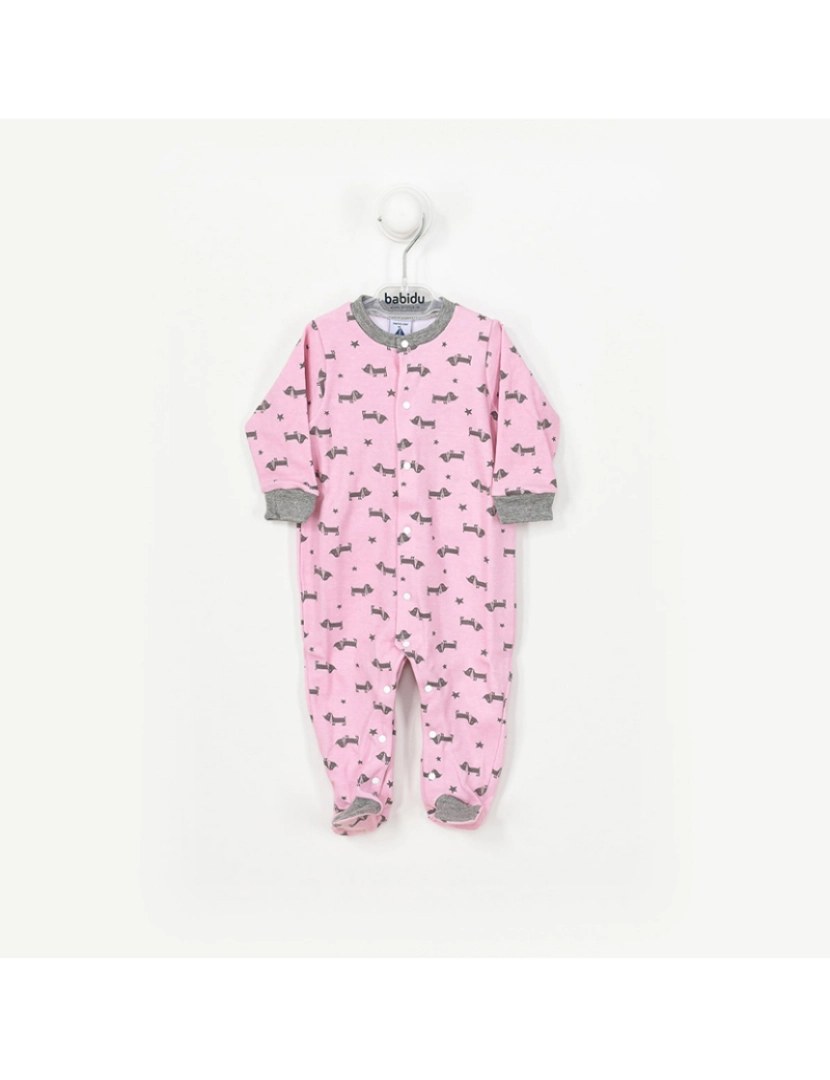 Babidu - Babygrow Ab Doggie Rosa