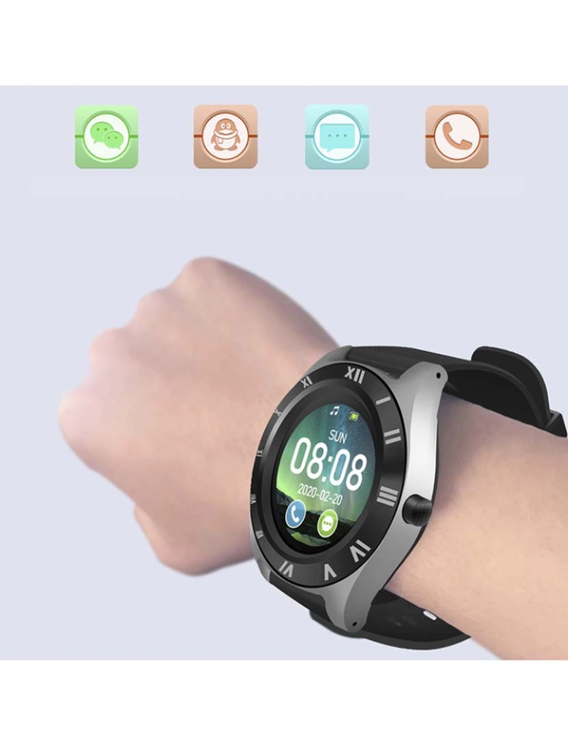 DAM - Smartwatch M11 Preto