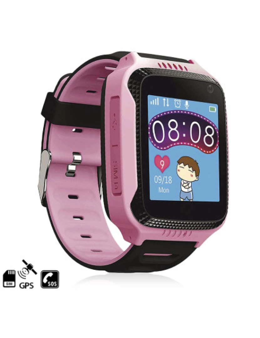 DAM - Smartwatch GPS localizador Q529 Rosa 