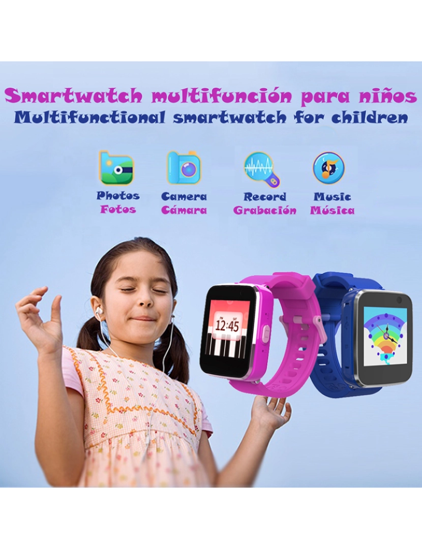 DAM - Smartwatch infantil CT5 Amarelo