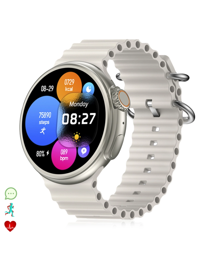 DAM - Smartwatch Z78 Ultra Branco