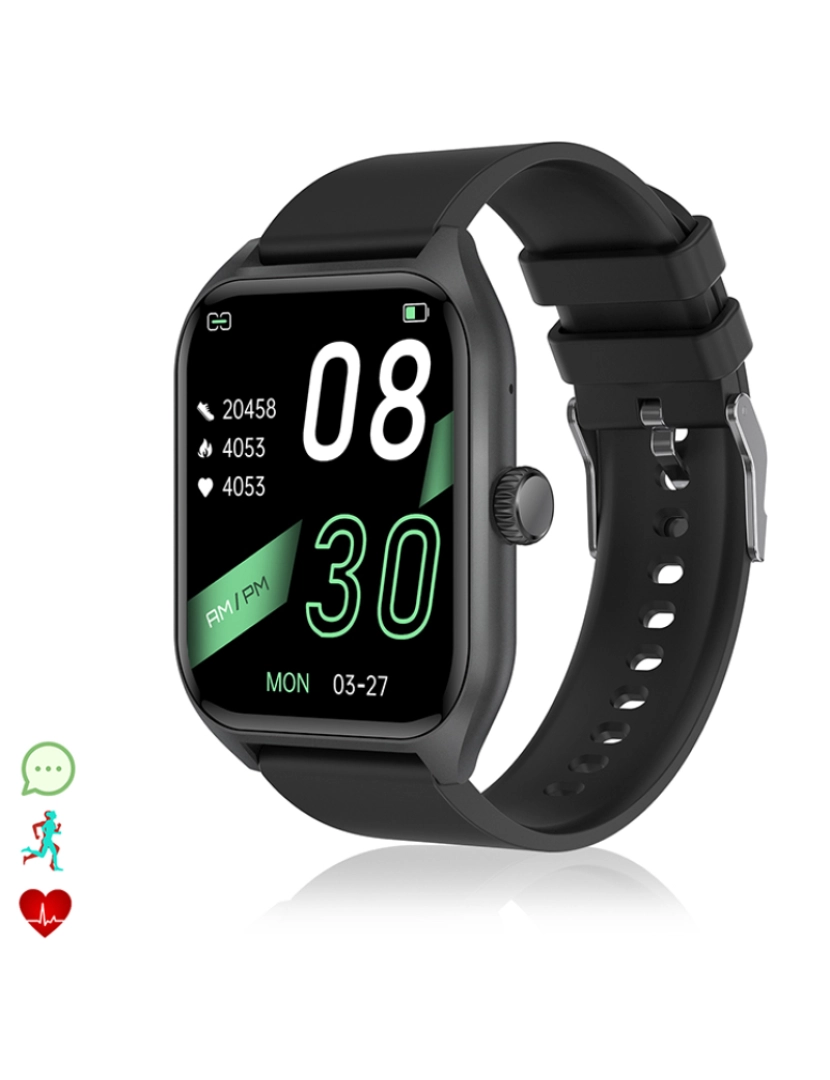 DAM - Smartwatch Qx5 Preto