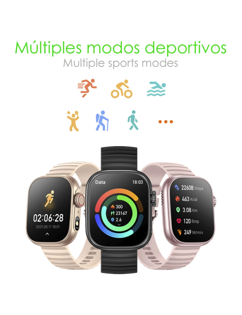 DAM - Smartwatch ZW39 Dourado