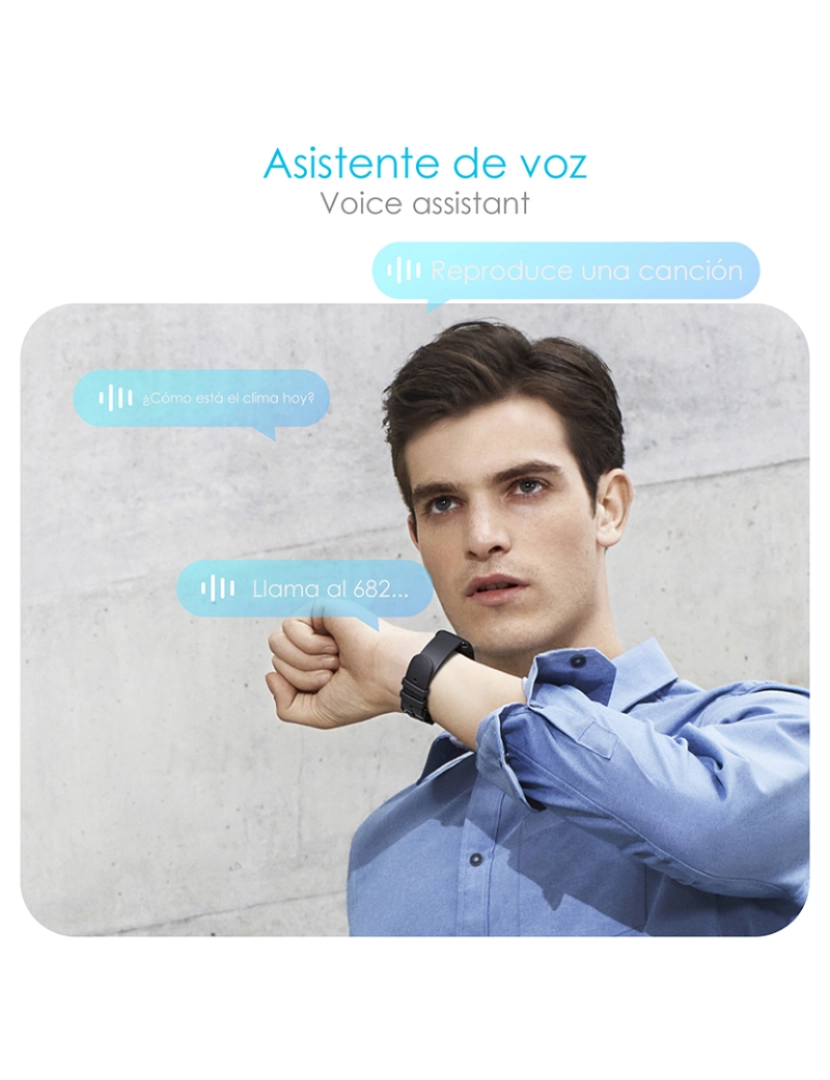 DAM - Smartwatch QX7 Pro Azul