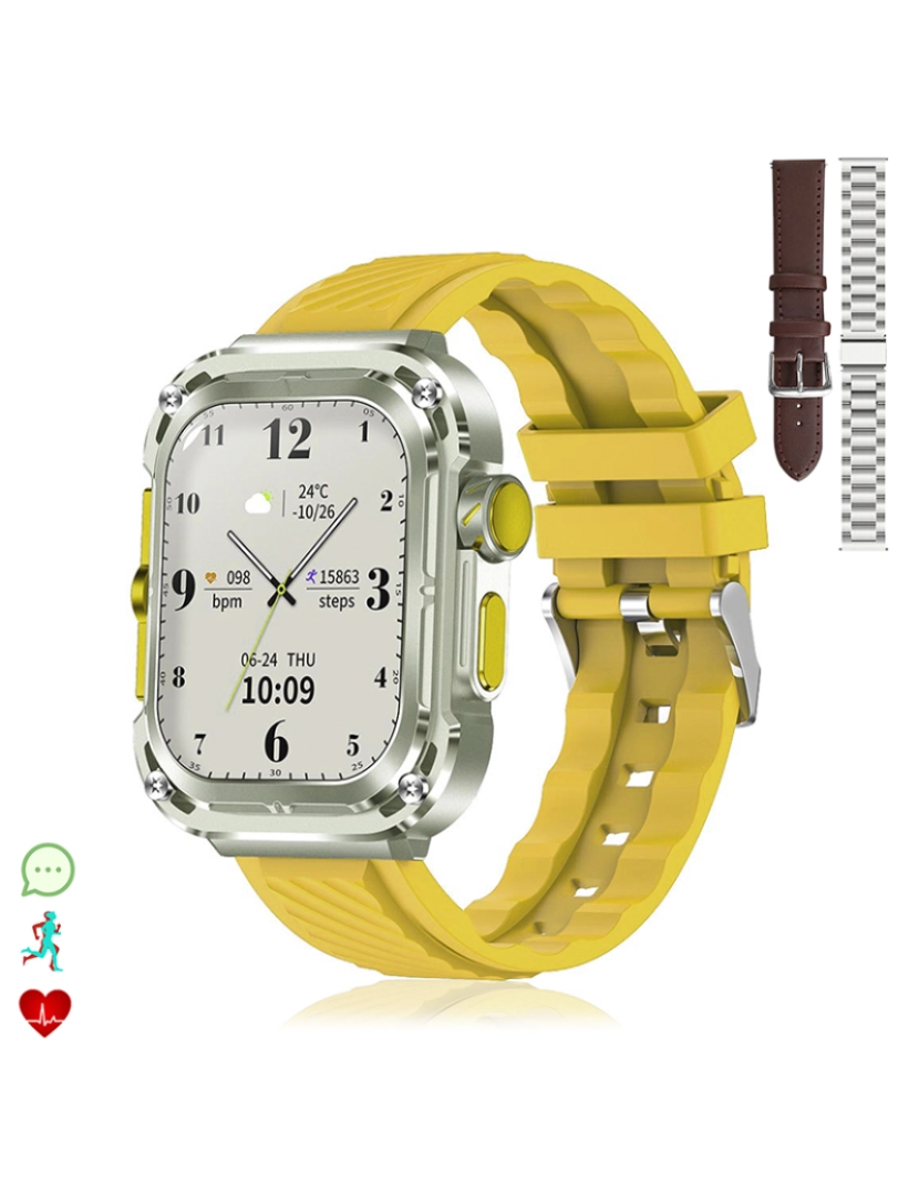 DAM - Smartwatch Z85 Max Amarelo