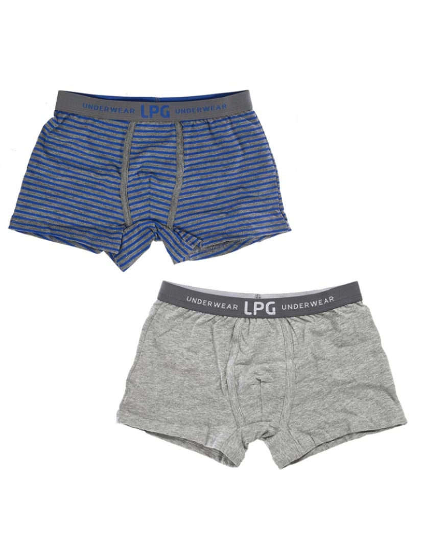 Le Petit Garçon - Boxers Cinza e azul