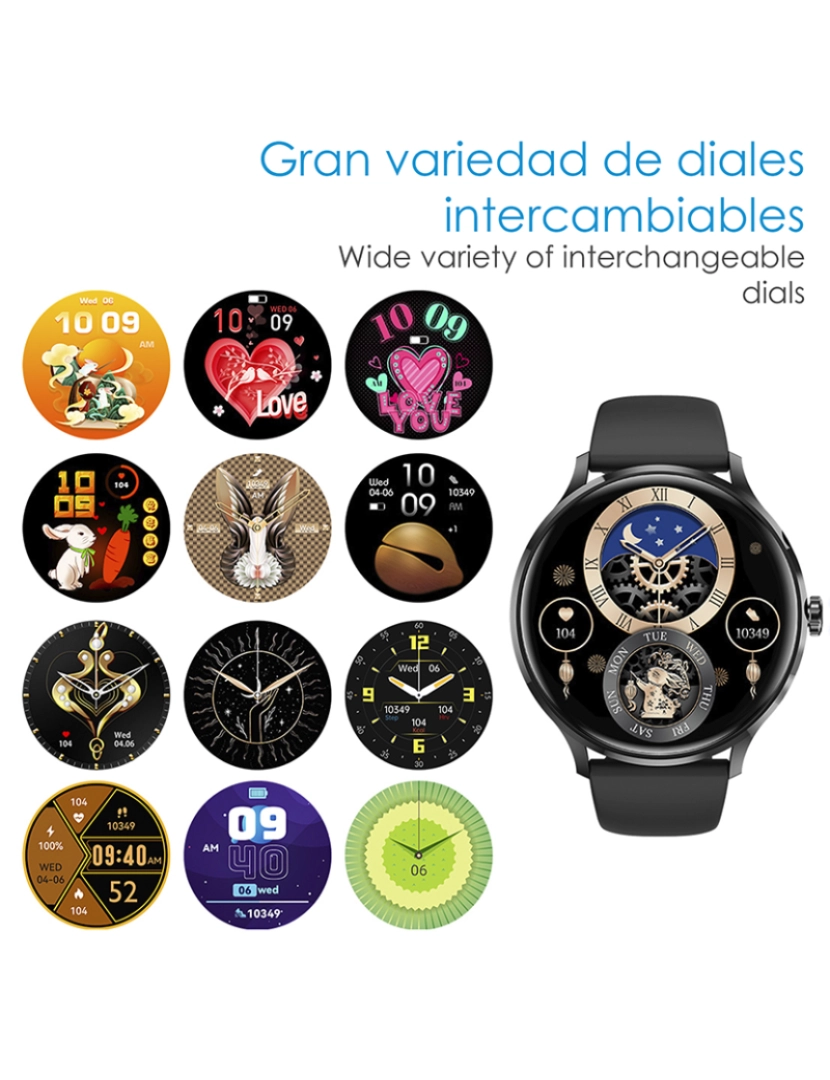 DAM - Smartwatch QS80 Prata