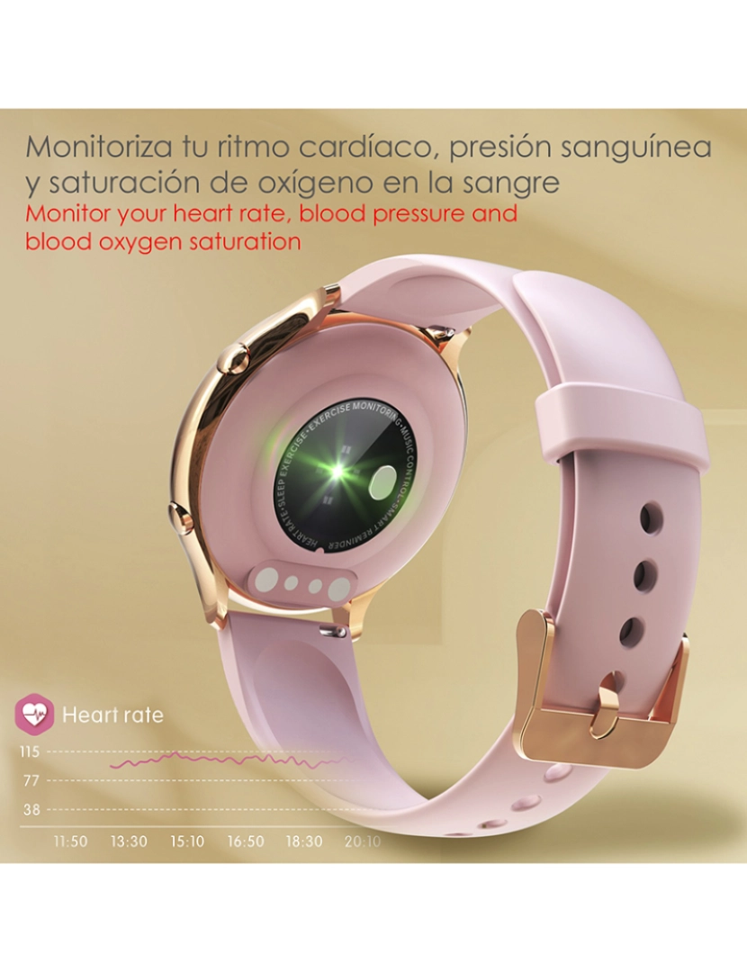 DAM - Smartwatch DM05 Rosa