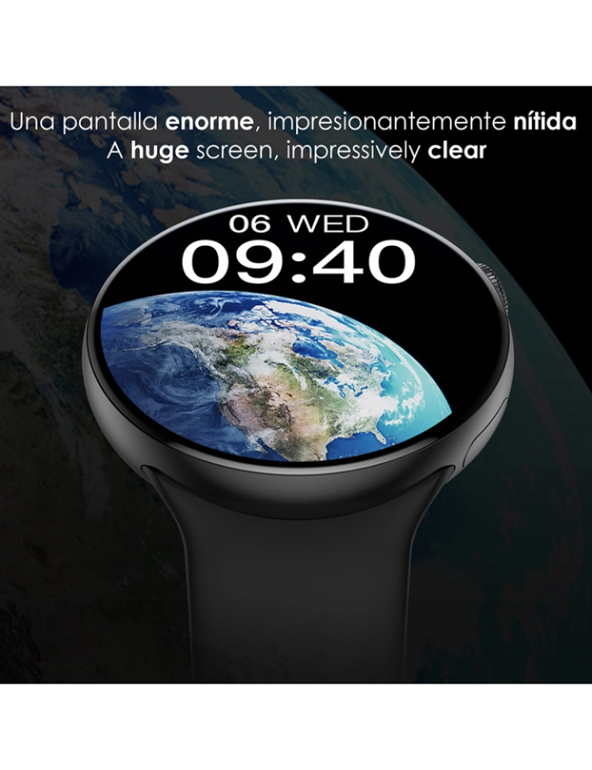 DAM - Smartwatch Watch8pro Preto