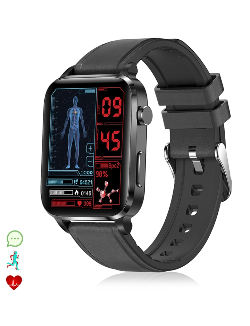 DAM - Smartwatch F100 Preto