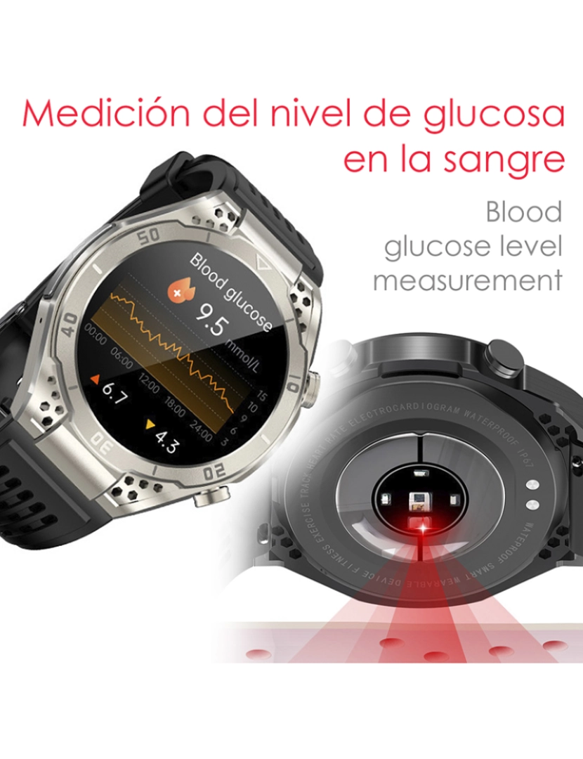 DAM - Smartwatch JA01 Preto