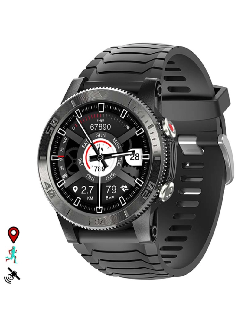 DAM - Smartwatch XTREK Preto