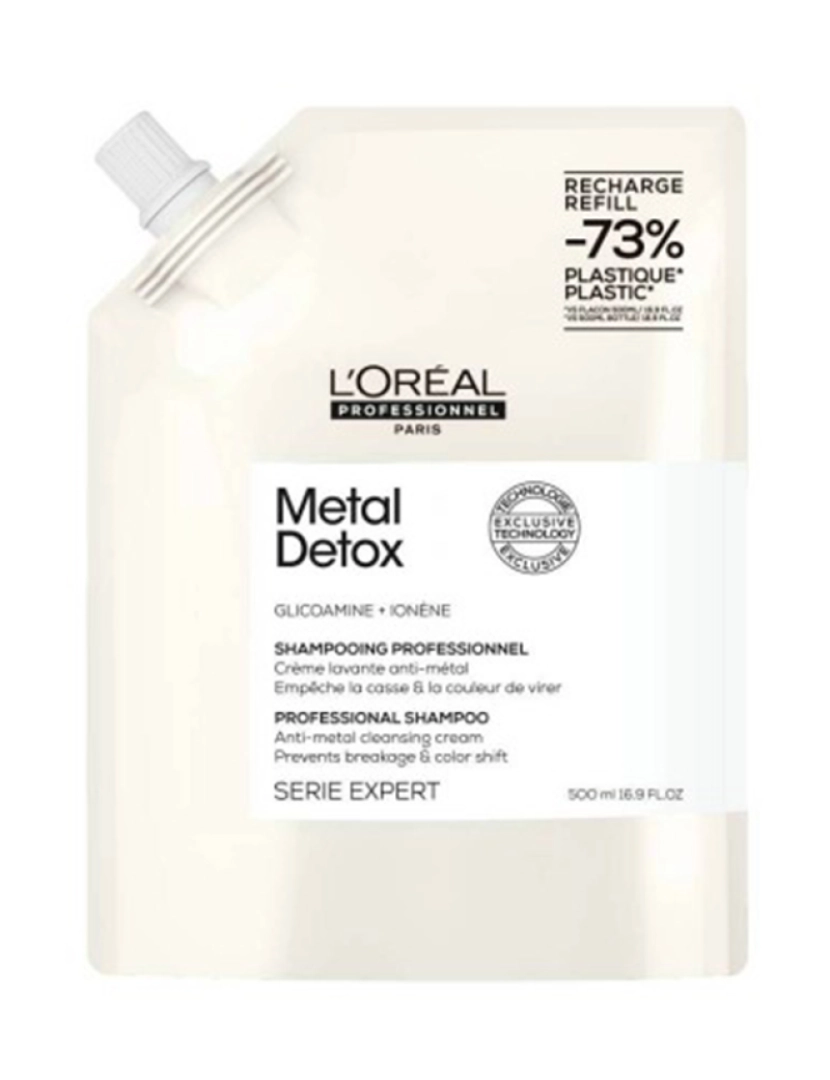 L'oréal Professionnel Paris - Champô METAL DETOX para cabelos danificados recarrega 