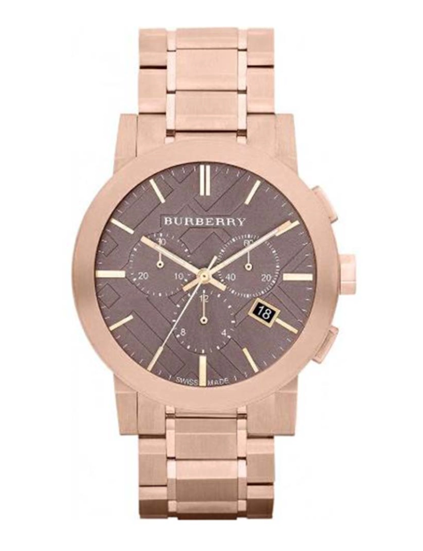 Burberry - Relógio Homem Rosa Dourado