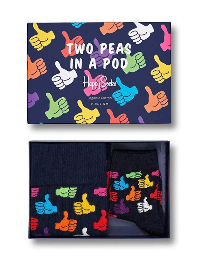 Happy Socks - 2 Peas In A Pod Gift Box 